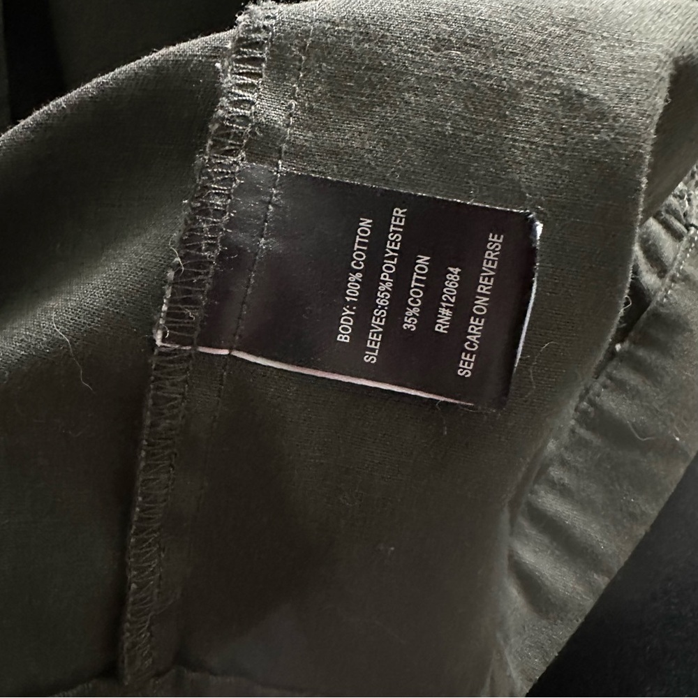 TORRID 00 0X XL Olive Green Twill Anorak Black Sleeves R $89 - Picture 11 of 11